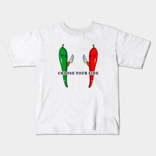 Albuquerque green vs red Kids T-Shirt